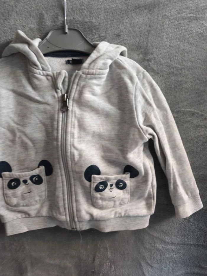 Gilet Motif panda 18 mois - photo numéro 3