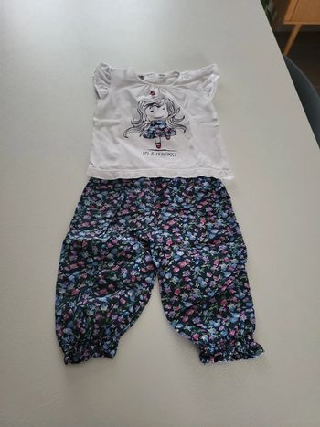 Ensemble été 6 mois fille