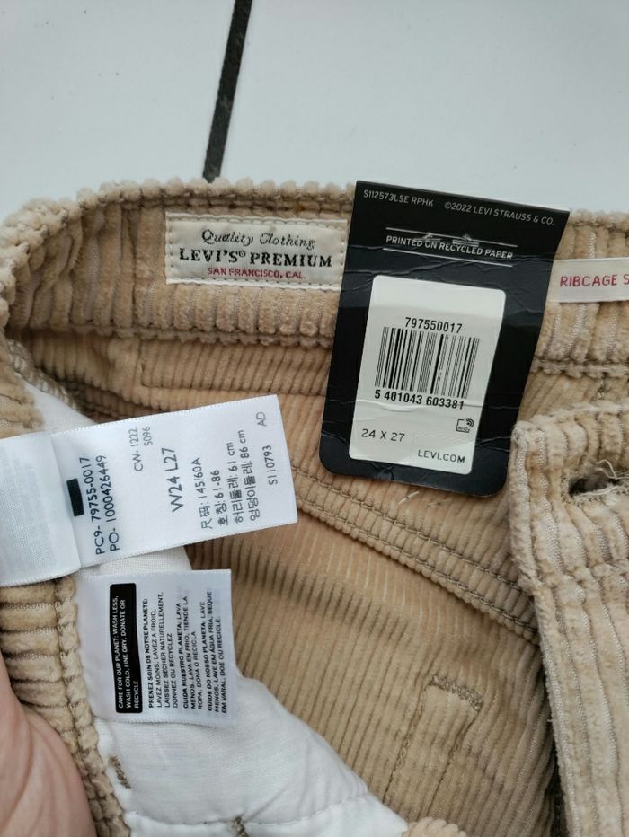 Pantalon Levi's Ribcage Straight Ankle 24x27 - photo numéro 5