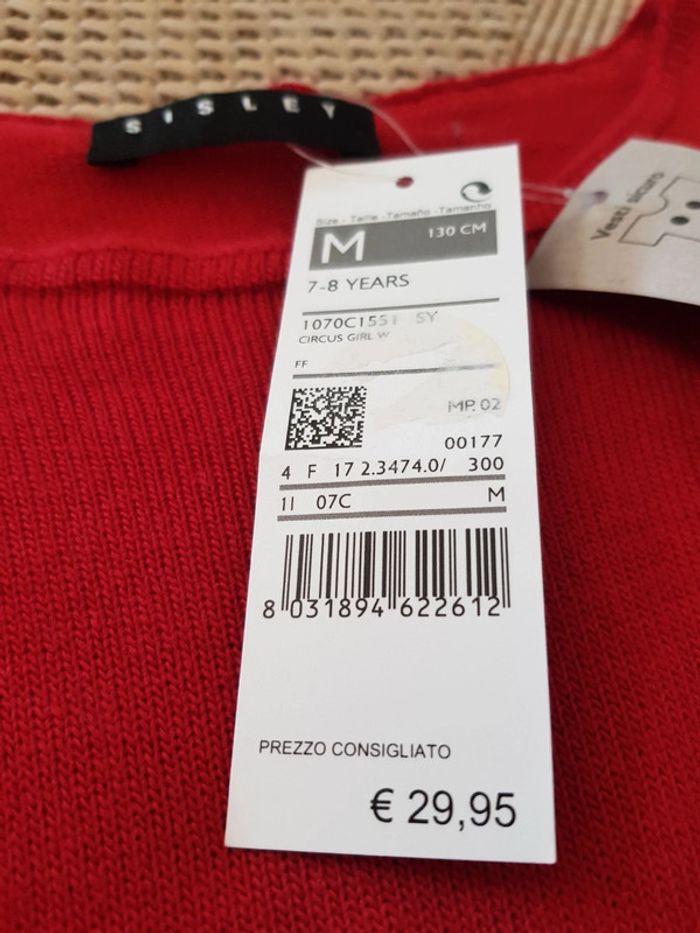 Pull Sisley 7- 8 ans - photo numéro 3