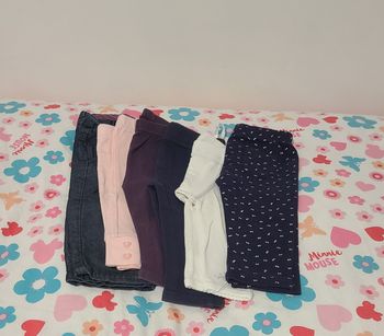 Lot de 6 pantalon et legging fille 6 mois