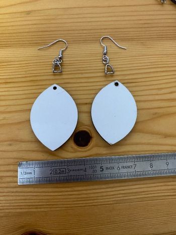 Boucles d'oreilles sublimables