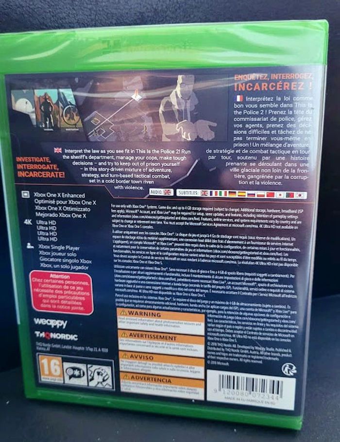 Jeu Xbox One Neuf This is the Police 2 II - photo numéro 2