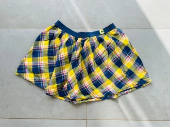 Jupe courte américaine à carreaux cheerleader