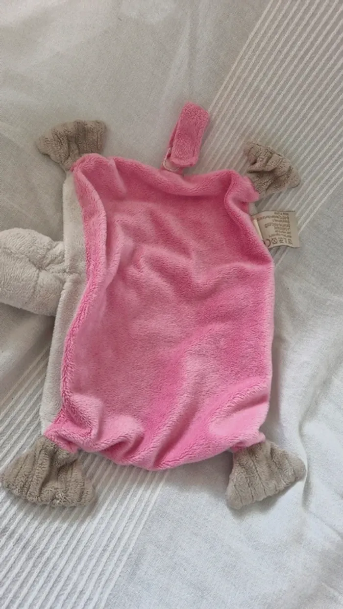 Doudou plat cheval rose pericles - photo numéro 4