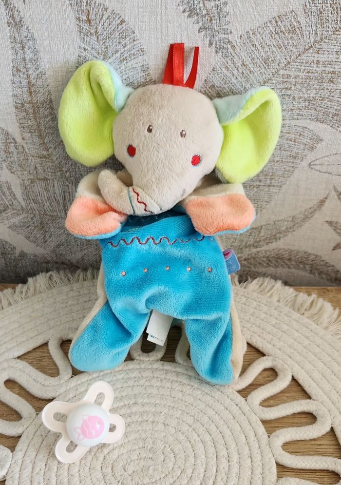 Doudou Lange Éléphant Sucre d'orge