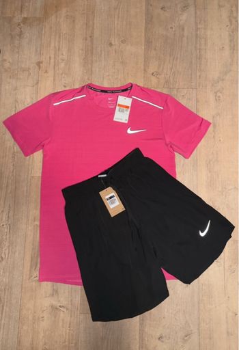 Ensemble Nike Running Rose & Noir