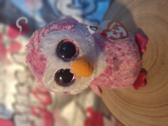 Peluche de collection Ty Beanie Boos Glider Pink Penguin pingouin nwt - photo numéro 2