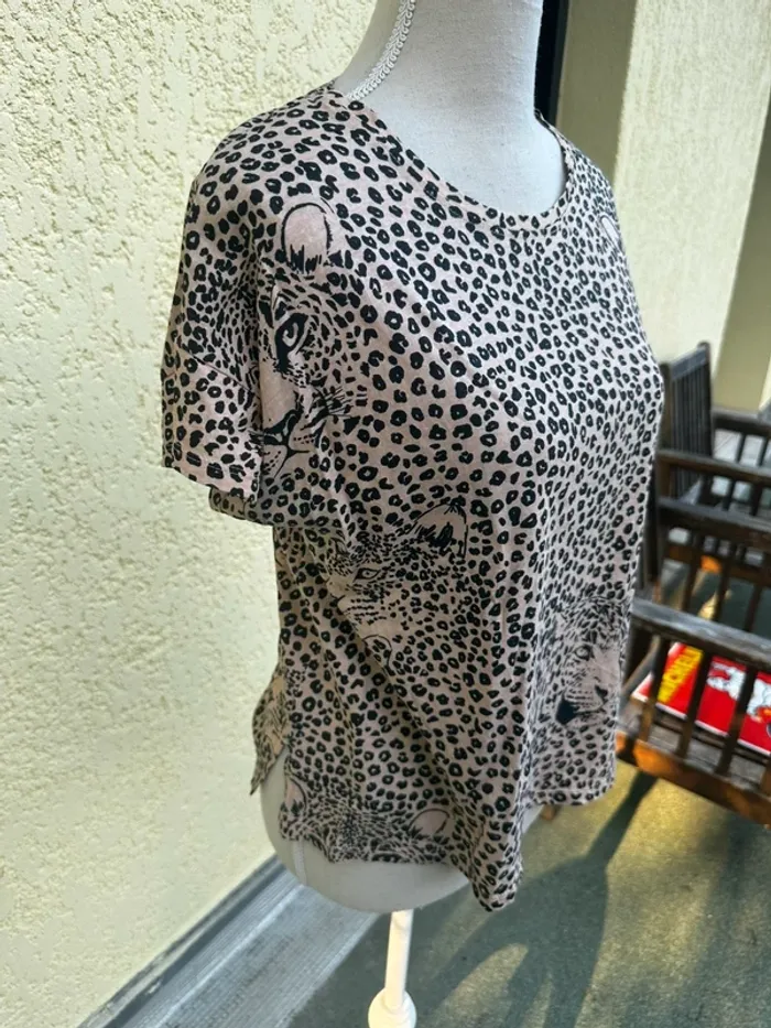 T-shirt guépard - Marque SFERA Casual - Taille M 🐆 - photo numéro 8