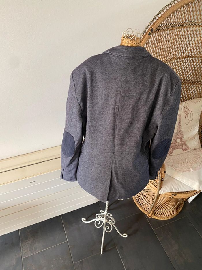 Blazer H&M bleu marine chiné taille 38/40 - photo numéro 10