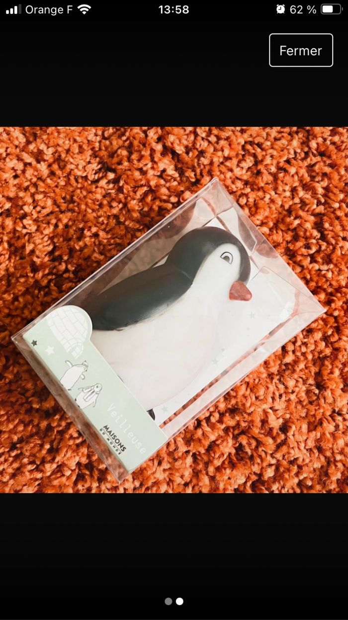 Veilleuse pingouin - photo numéro 2