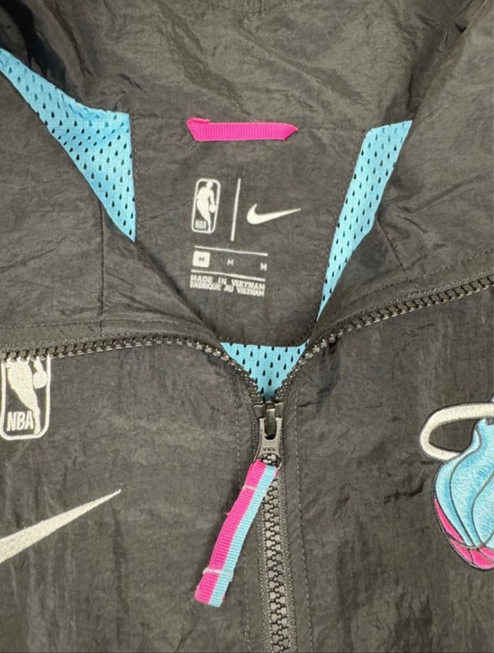 Veste coupe vent NBA Miami Heat x Nike taille M - photo numéro 6