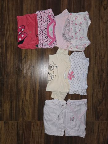 Lot bebe fille bodie 3mois 6mois