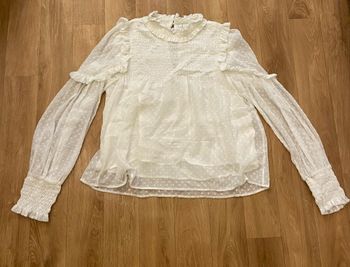 Blouse ample crème S