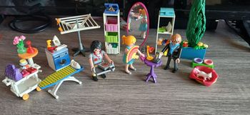 Playmobil couple servante meubles etc