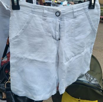 Short femme blanc 36