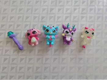 Lot de 4 magic mixies et une baguette