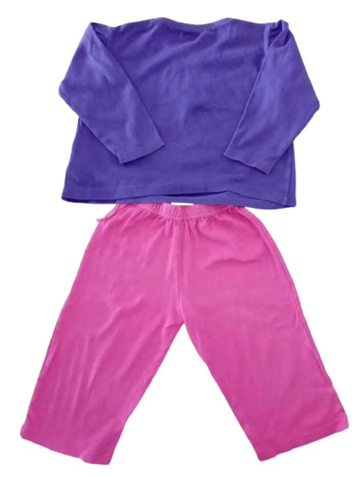 Pyjama d'hiver fille 3 ans U essentiel - photo numéro 2