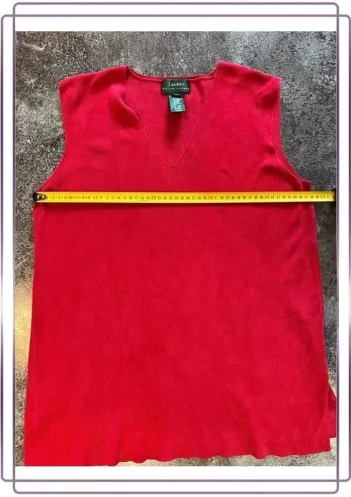 Sweat sans manches homme Ralph Lauren XL - Men sleeveless sweatshirt - Ärmelloses Herren - photo numéro 5