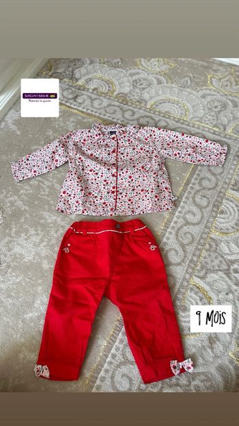 Ensemble Sergent major taille 9 mois