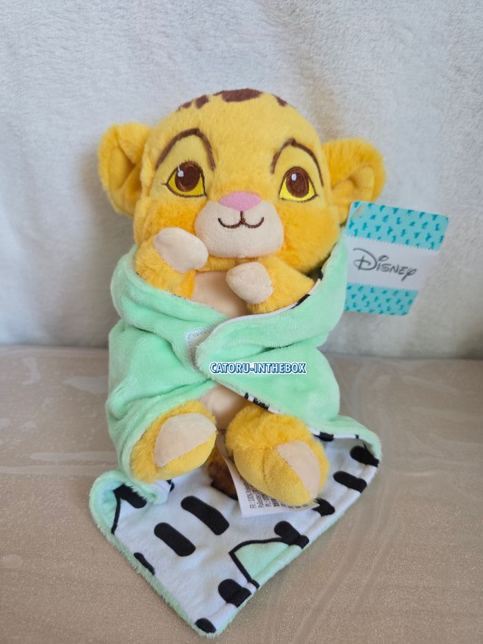 Doudou peluche avec couverture / Comforter Disney Roi Lion Simba the Lion King