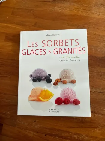 Les sorbets, glace et granité