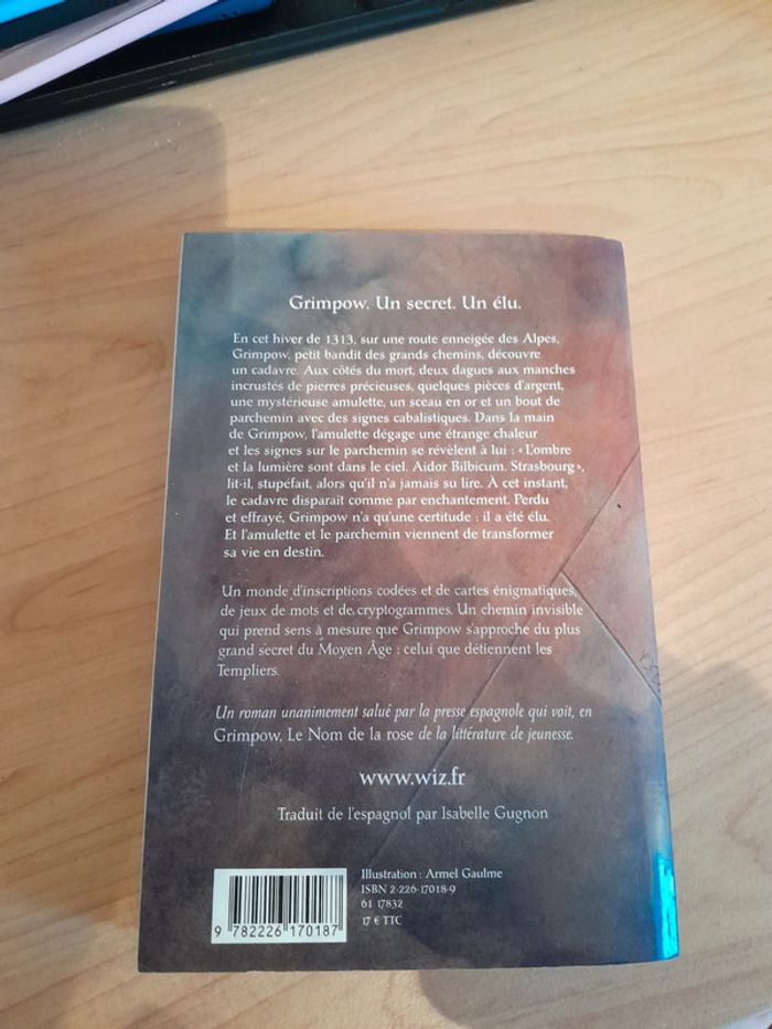 Livre Grimpow l'élu des templiers - photo numéro 2