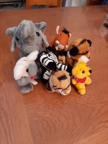 Lot de 7 peluches