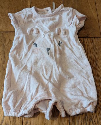 Combinaison coton éponge 3 mois