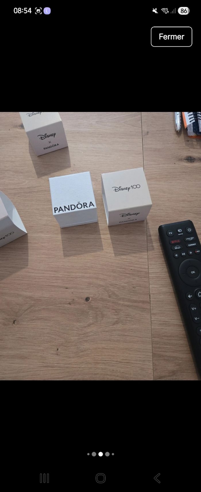 Lot boîtes Pandora disney