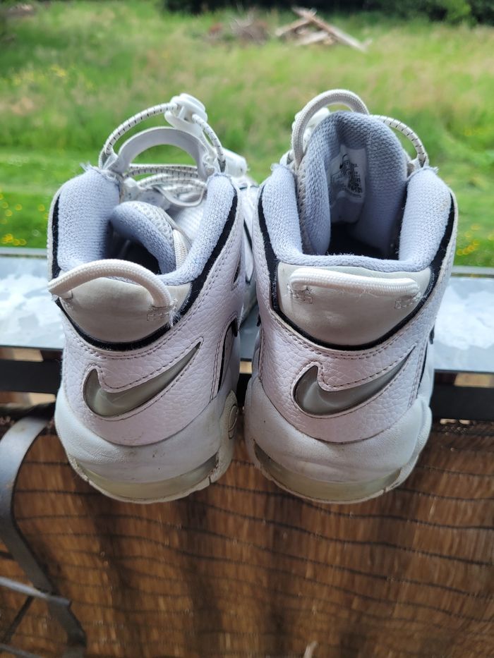 basket nike air t 37,5 gris/blanc (20e) - photo numéro 6
