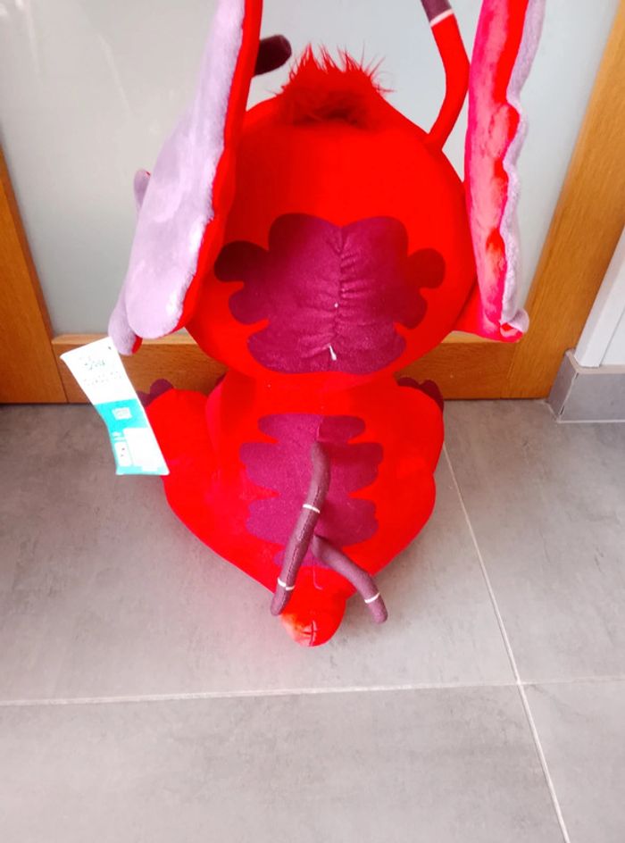 Grande peluche Leroy parlante -50 cm - Rouge - Disney Stitch - photo numéro 6