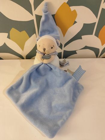 Doudou plat ourson baby nat