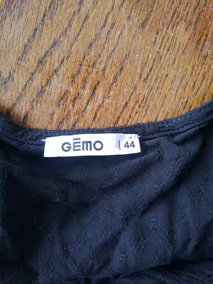 Beau chemisier original noir - photo numéro 6