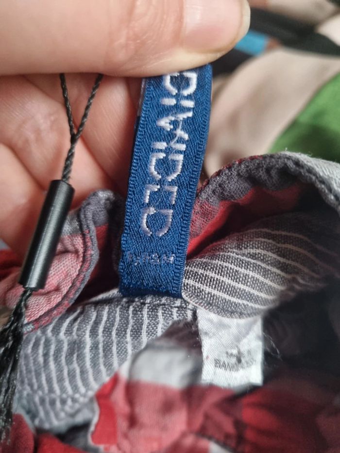 Chemise à carreaux rouge gris blanc - photo numéro 2