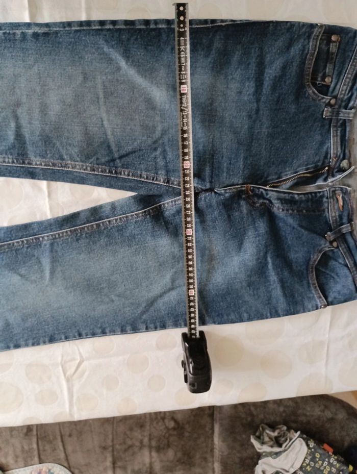 Pantalon jeans femme Rica Lewis taille 40 jambes larges pattes d éléphants - photo numéro 11