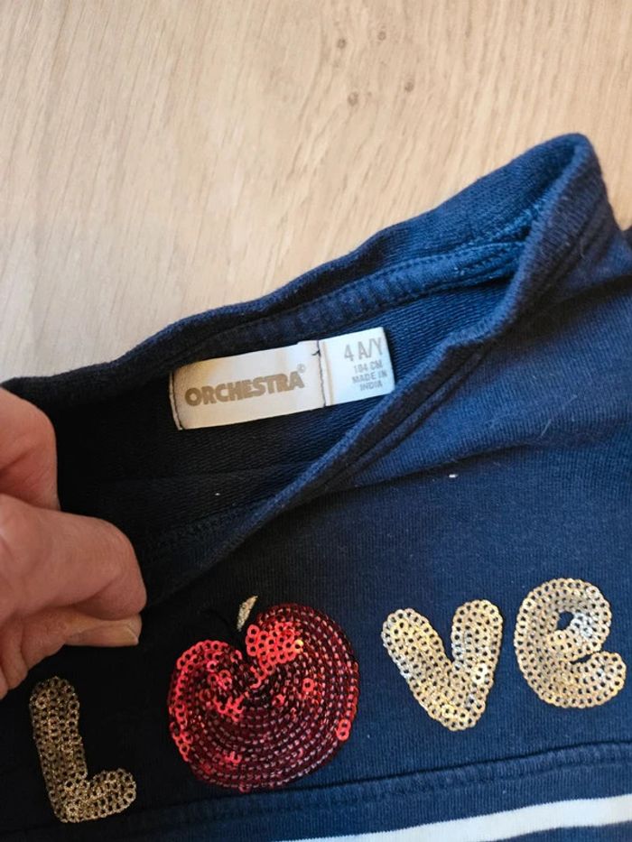 Pull style marinière orchestra 4 ans - photo numéro 3