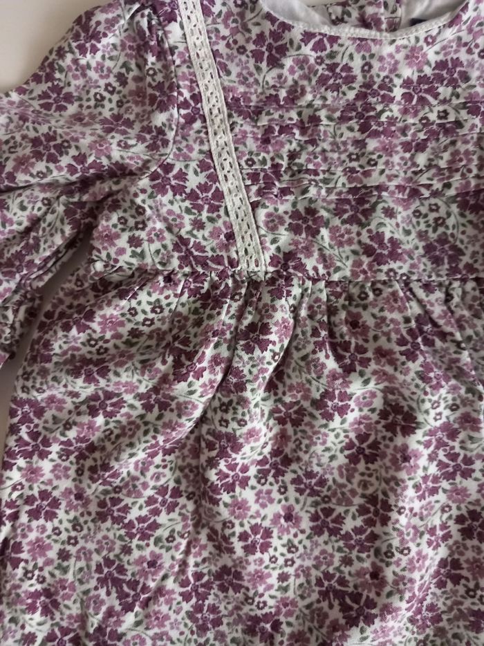 Robe violette  à fleurs Sergent Major - photo numéro 2