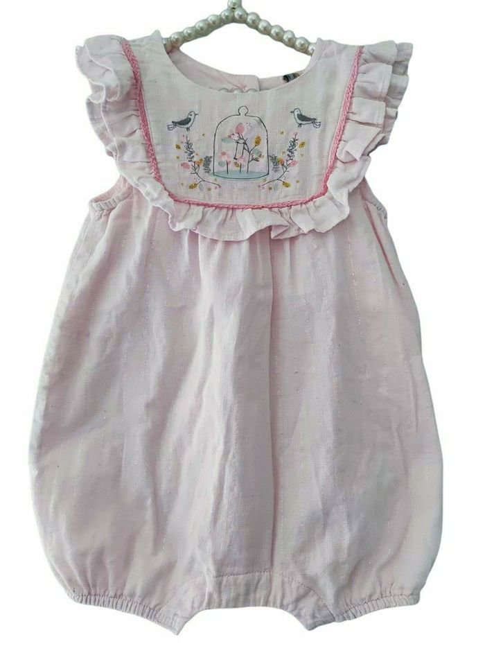 12 mois bébé fille combishort été orchestra