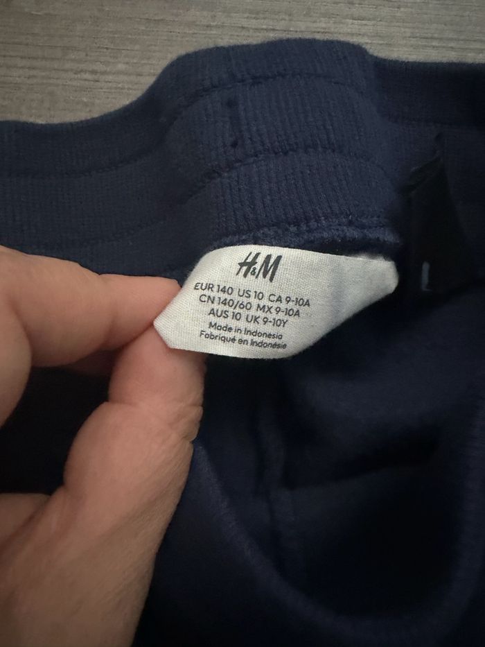 Jogging bleu marine H&M garçon 9/10 ans - photo numéro 2