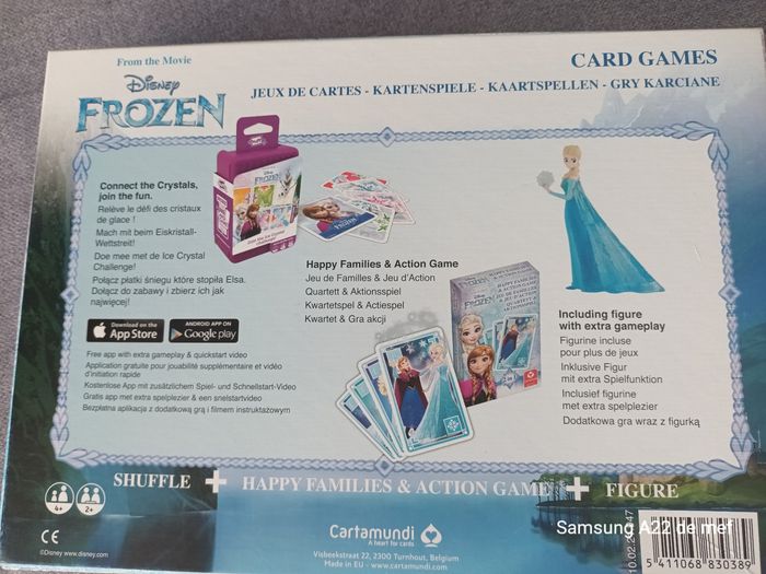 Jeux de carte disney frozen ,reine des neiges - photo numéro 3