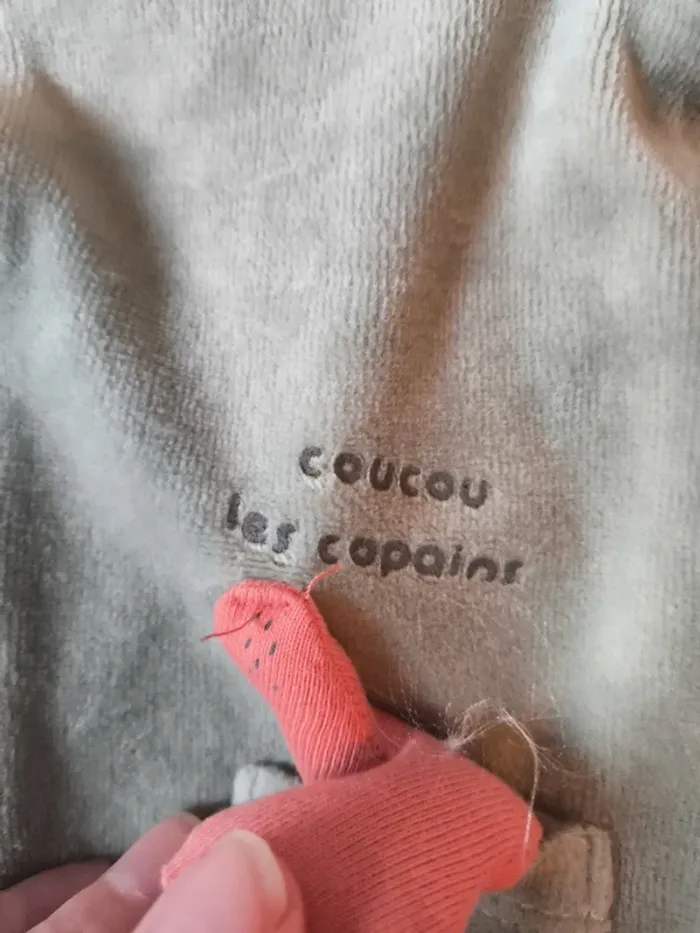 Lot de deux pyjamas 1 pièces mot d'enfant - photo numéro 8