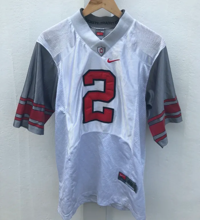Nike Maillot NCAA jersey varsity Ohio State Buckeyes  American Football Mens M Made in Korea