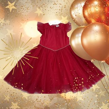 Robe de cérémonie Rouge Tape à l'œil Fille 5 ans