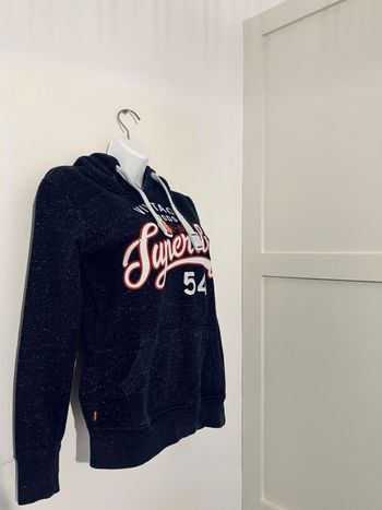 Sweat à capuche bleu marine - Super dry - femme taille XXS / FR32
