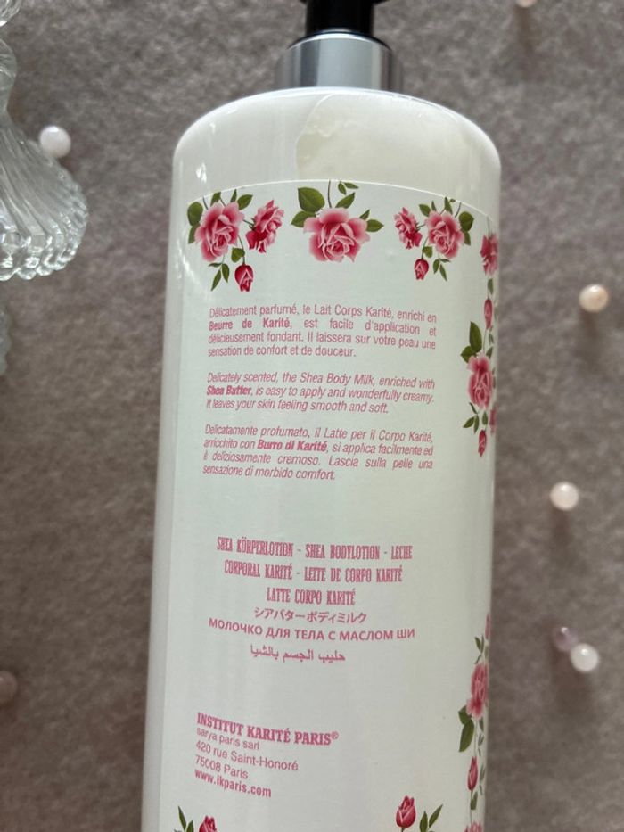 Lait corps karité rose mademoiselle de Institut Karité Paris - photo numéro 5