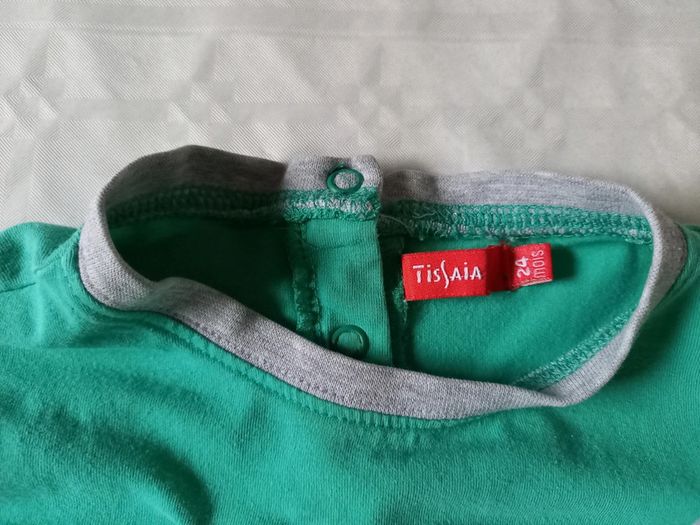 Tee-shirt garçon manches longues 24 mois Tissaia - photo numéro 3