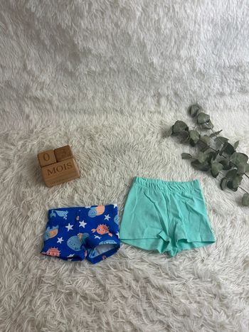 Lot short et bain et short tex taille 3 mois