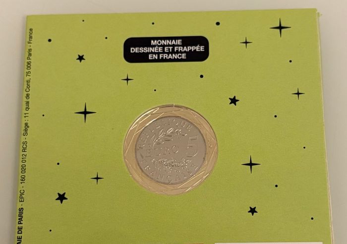 Monnaie commémorative 5 signe balance – libra - astrologie. Edition limitée - photo numéro 2