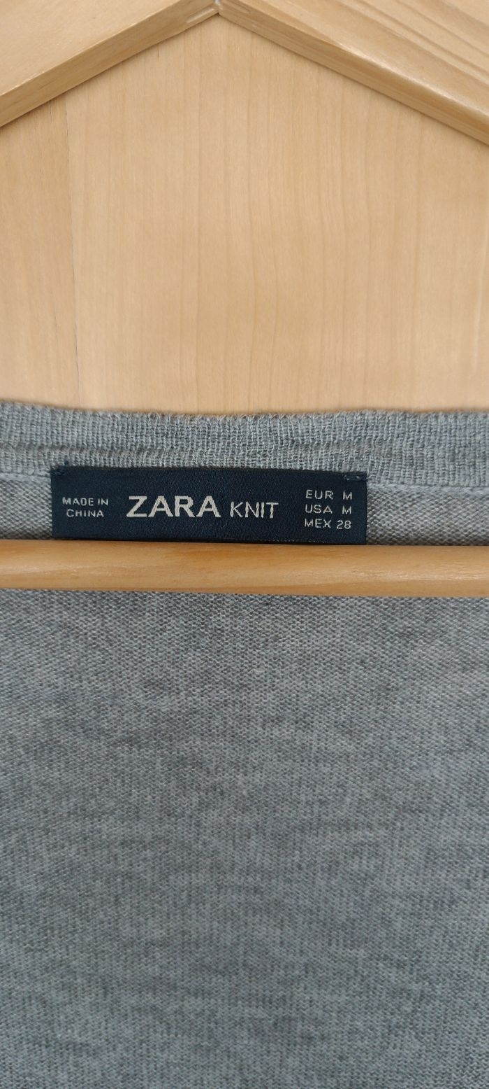 Pull fin, épaules dénudées * Zara knit * m - photo numéro 2
